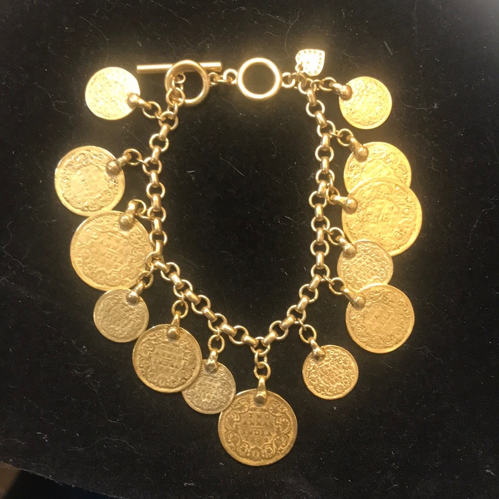 Stella & Dot Coin Bracelet